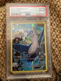 Pokemon Latios TCG Black Star Promos PSA Grade 6 - Image 1