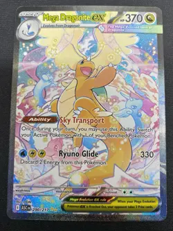 Pokemon TCG Ascended Heroes Mega Dragonite ex SIR (290/217) Near Mint Single - Image 1