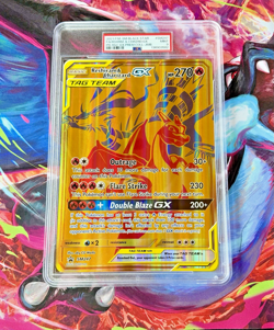 PSA 9 - 2021 POKEMON Reshiram & Charizard GX Black Star Promo #SM247 JUMBO - Image 1