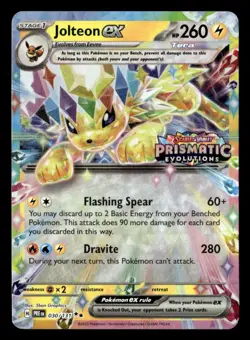 Jolteon ex - (Prismatic Evolutions Stamp) Promo Holo 030/131 Pokemon TCG - Image 1
