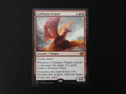 Goldspan Dragon NM [Jumpstart 2022] Mtg Magic Free Tracking! - Image 1