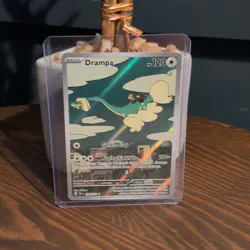 Pokemon Drampa SV05 Temporal Forces Illustration Rare Full Art Holo Basic HP120 - Image 1