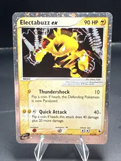 Pokemon TCG Electabuzz ex Ultra Rare Holo EX Ruby & Sapphire 97/109 - Image 1