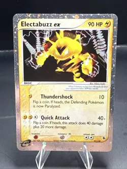 Pokemon TCG Electabuzz ex Ultra Rare Holo EX Ruby & Sapphire 97/109 - Image 2
