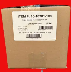 6 x Pokemon Ascended Heroes DELUXE 1 PIN COLLECTION Mega First Partner Sealed - Image 1