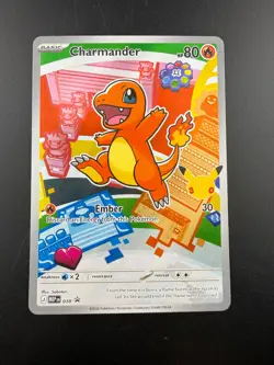 Pokemon TCG Charmander 038 First Partner Illustration Black Star Promo NM - Image 1