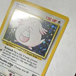Pokemon TCG Chansey 3/102 Base Set Holo Rare 120 HP 1999 Wizards - Image 3