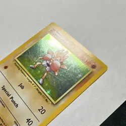 Pokemon TCG Hitmonchan 7/102 Base Set Holo Rare 70 HP 1999 Wizards - Image 3