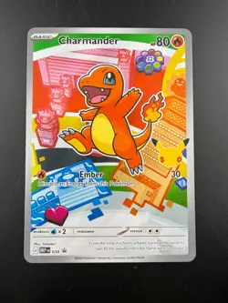 Pokemon TCG Charmander 038 First Partner Illustration Black Star Promo NM - Image 1