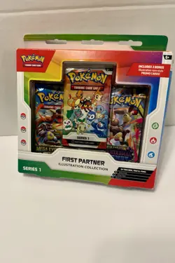 Pokemon TCG First Partner Illustration Collection Series 1 Box SEALED - Image 1