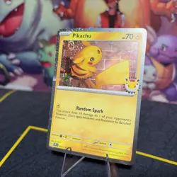 2026 Pokemon Day 30th Anniversary Pikachu 051 Stamped Promo w/ Swirl! (X6) M/NM - Image 2