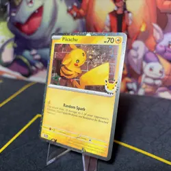 2026 Pokemon Day 30th Anniversary Pikachu 051 Stamped Promo w/ Swirl! (X6) M/NM - Image 3