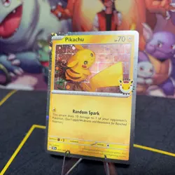 2026 Pokemon Day 30th Anniversary Pikachu 051 Stamped Promo w/ Swirl! (X6) M/NM - Image 5