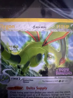 2006 Pokemon STAMPED EX Holon Phantoms Holo FLYGON 7/110 Delta Species hp - Image 2