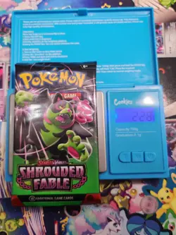 Very Heavy!! 22.8g Pokemon TCG SHROUDED FABLE 🔥 Booster Pack New Sealed - Image 1