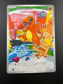 Pokemon TCG Charmander 038 First Partner Illustration Black Star Promo NM - Image 1