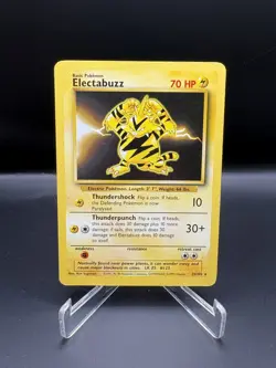 Electabuzz 20/102 Rare Base Set Unlimited Pokemon LP- - Image 1