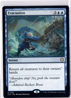 Evacuation NM/M* The Lost Caverns Of Ixalan Commander ENGLISH 0156 -UnltdCards - Image 1