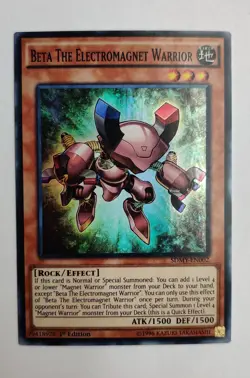 Beta The Electromagnet Warrior SDMY-EN002 1st Edition Yu-Gi-Oh! - Image 1
