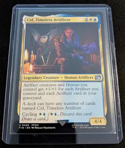 MTG - Cid, Timeless Artificer (0420) - Final Fantasy - Pack Fresh!! - Image 2