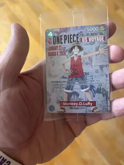 Bandai Monkey.D.Luffy (055) (College Basketball US Voyage) P-055 One Piece Promo - Image 1