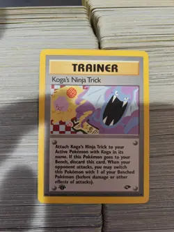 Pokemon Card - Koga's Ninja Trick Gym Challenge 115/132 Uncommon 1st Edition - Image 1