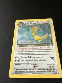 Pokemon Dark Dragonite Holo Rare TCG Card 5/110 WOTC Legendary Collection - Image 3
