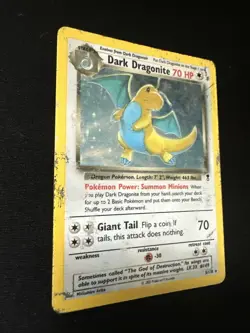 Pokemon Dark Dragonite Holo Rare TCG Card 5/110 WOTC Legendary Collection - Image 4