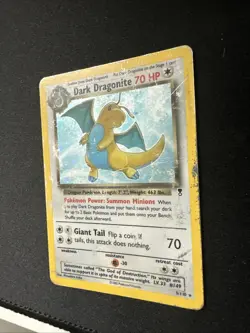 Pokemon Dark Dragonite Holo Rare TCG Card 5/110 WOTC Legendary Collection - Image 5