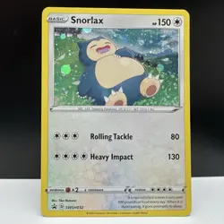 Snorlax Promo SWSH032 Holo Pokemon Card - LP - Image 1