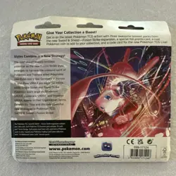 Pokemon TCG Fusion Strike Booster Pack Lot 3 Packs with Eevee Promo Card & Coin - Image 2