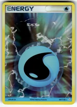 Water Energy 107/110 Holon Phantoms LP Pokemon Card TCG - Image 1
