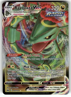 Rayquaza VMAX 111/203 SWSH07: Evolving Skies NM Pokemon Card TCG - Image 1