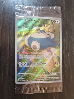 Snorlax 051 Sv: Scarlet & Violet 151 Promo Cards Holo SEALED - Image 1