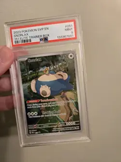 Snorlax 051 Sv: Scarlet & Violet Promo Cards Holo PSA 9 - Image 3