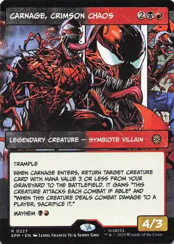 Carnage, Crimson Chaos (Borderless) Marvel's Spider-Man Regular - Image 1