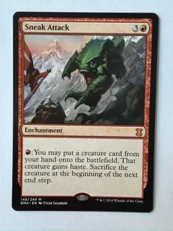 Sneak Attack - Eternal Masters (Magic/MTG) Near Mint - Image 1