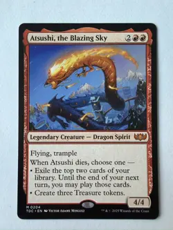 Atsushi, the Blazing Sky ~ Commander: Tarkir: Dragonstorm [ NM ] [ Magic MTG ] - Image 1