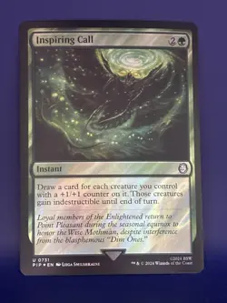 Inspiring Call (Surge 731) FOIL Fallout Near Mint Surge Foil - Image 1