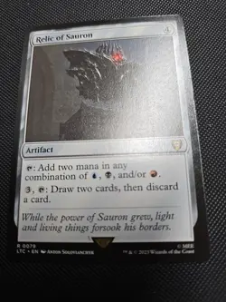 Relic of Sauron #79 (NM) Lord of the Rings LTC Magic MTG - Image 1