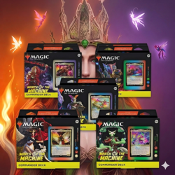 March of the Machine🚀 Commander Deck Set Of 5 MTG Cosmetic Issues 👉 Look PICS - Image 1