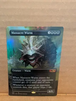 Massacre Wurm (Alternate Art) Core Set 2021 Foil - Image 1