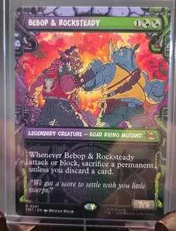 Bebop & Rocksteady (Showcase) Teenage Mutant Ninja Turtles MTG Regular Near Mint - Image 3