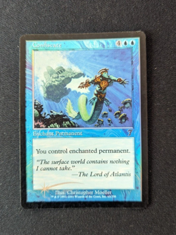 Magic Mtg FOIL Core Set 7th Edition Confiscate lightly played - Image 1