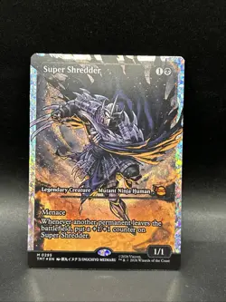 MTG Super Shredder Showcase Teenage Mutant Ninja Turtles 0295 Fracture Foil - Image 1