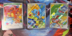 Pokemon TCG First Partner Illustration Collection Kanto Series GEN 1 Starters B - Image 1