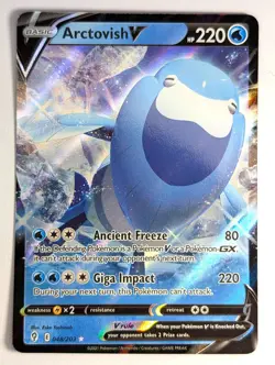 Arctovish V - 048/203 - Pokemon Evolving Skies Sword & Shield Ultra Rare Card NM - Image 1