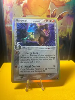 Marowak 10/113 Reverse Holo Delta Species Pokemon 2005 - Image 1