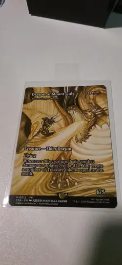Dragon of Mount Gulg - Ancient Copper Dragon (Showcase) - FINAL FANTASY MTG NM - Image 1