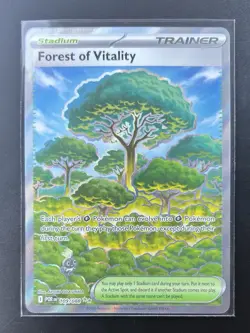 POKEMON TCG Perfect Order FOREST OF VITALITY Full Art Trainer Card 109/088 - Image 3